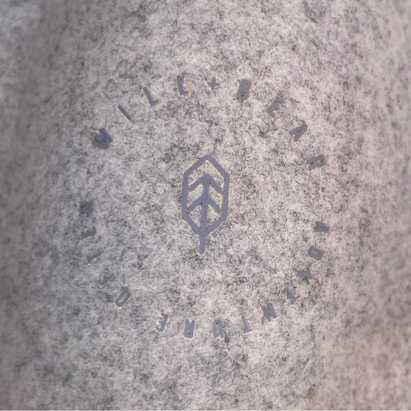 Will+Bear Gray Australian Felted Wool Fedora Hat Size Medium Unisex *Like New* - Picture 9 of 12